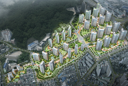 레이카운티 조감도. <삼성물산 제공>